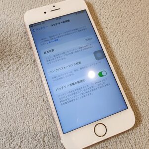 iPhone6s　画面修理　バッテリー修理　クリーニング