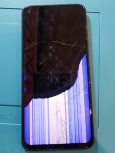 Xiaomi Redmi Note 9T 画面交換修理 修理前