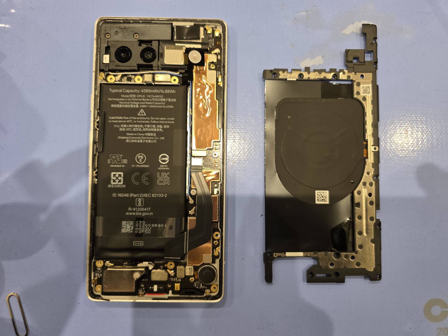 【太田店】GooglePixel7 膨張したバッテリーの交換【前橋市からご来店】